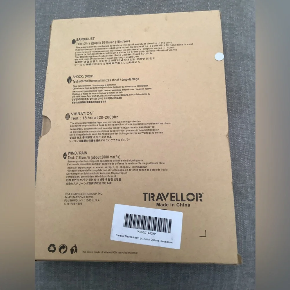 Travellor brand, military-grade, shockproof case